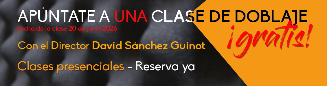 Clase de doblaje gratis en TodoJingles. 1 de Octubre.